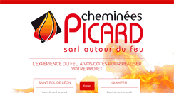 Desktop Screenshot of cheminees-picard.com